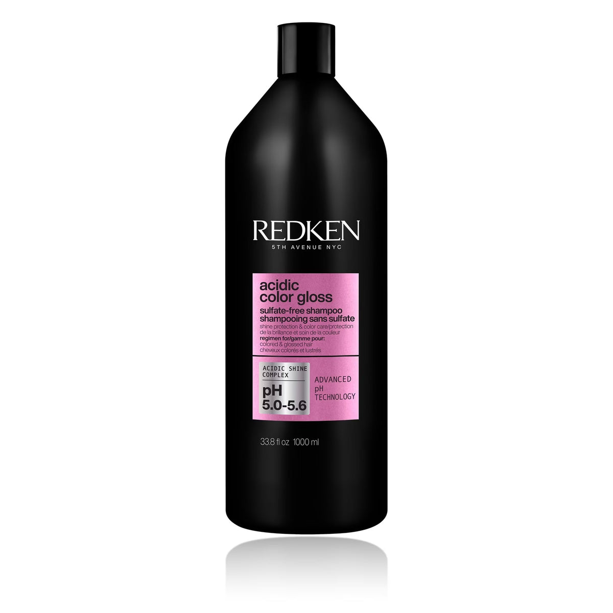 Redken - Acidic Color Gloss Shampoo for Color Care & Added Shine - 1 L / 33.8 Fl Oz