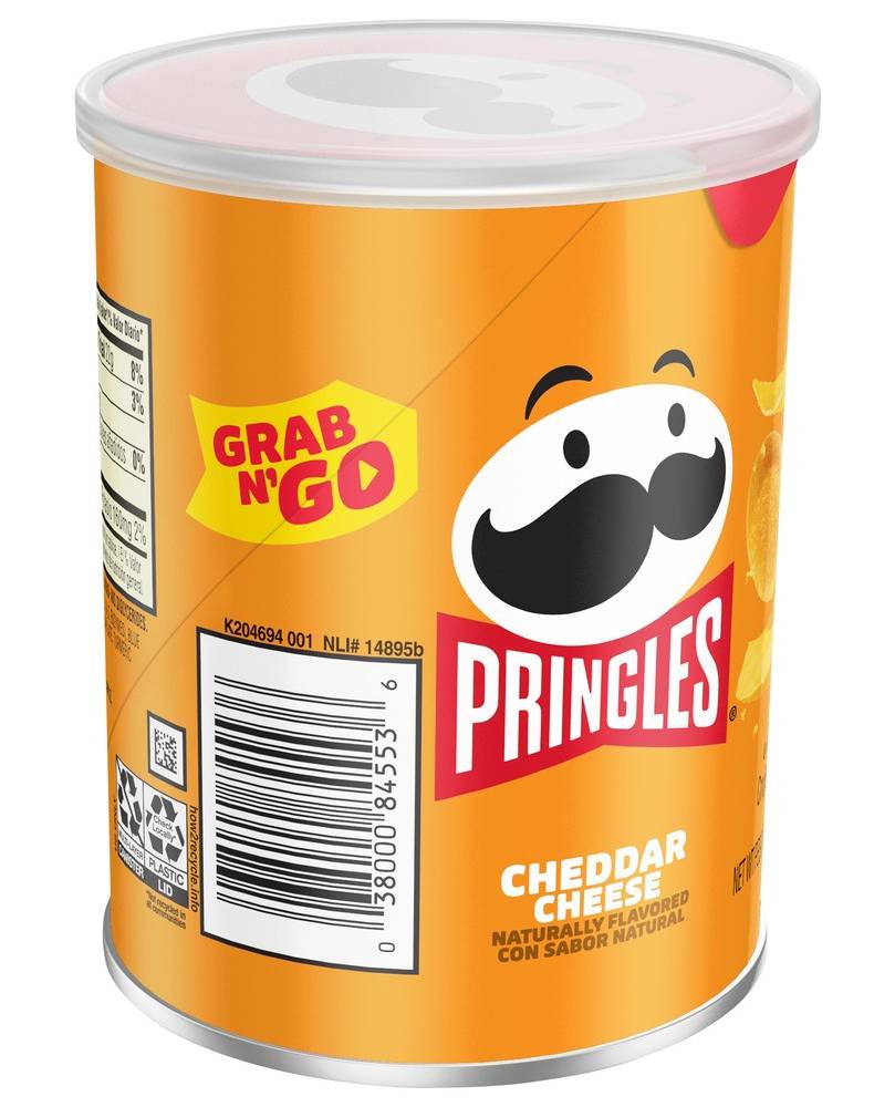 Pringles Potato Crisps Chips Lunch Snacks Cheddar Cheese 1.4oz