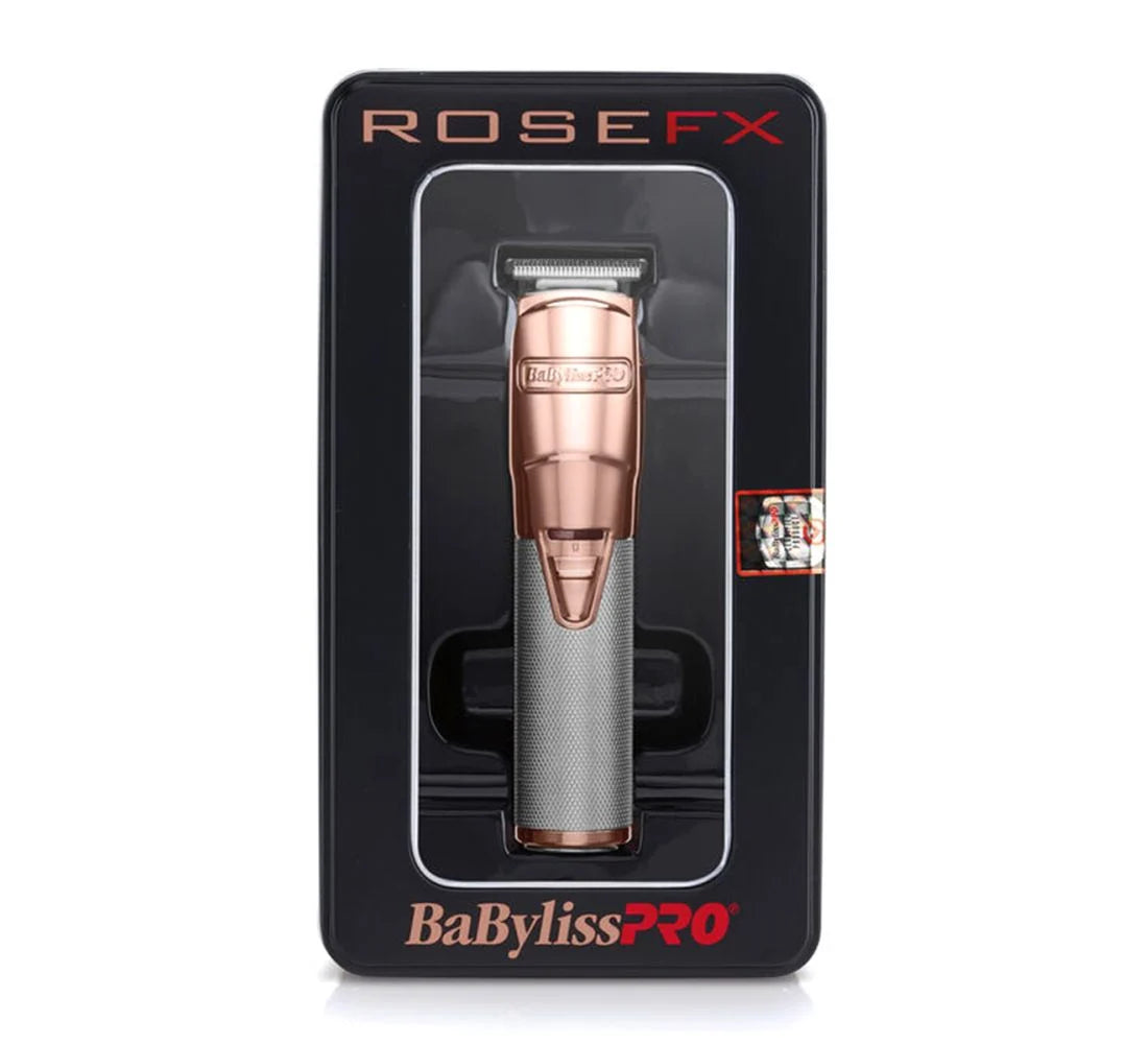 Babyliss Pro FX788RG Cordless Metal Lithium Trimmer Rose Gold