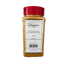Gold Sanding Sugar by Confectioners Choice - 500g
