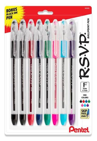 Pentel R.S.V.P. Ballpoint Pens