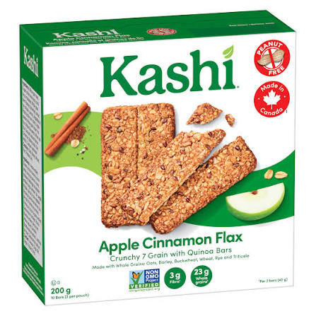 Kashi Apple, Cinnamon and Flax Crunchy 7 Grain Bars 200 g