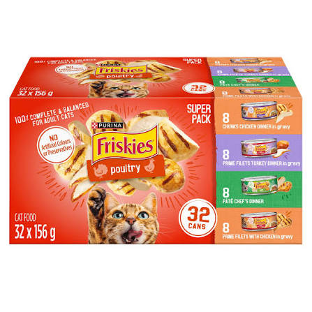 Purina Friskies Super Pack Wet cat food 32x156g