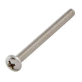 Cross Pan Head Screw M4 X 2" - 6pc