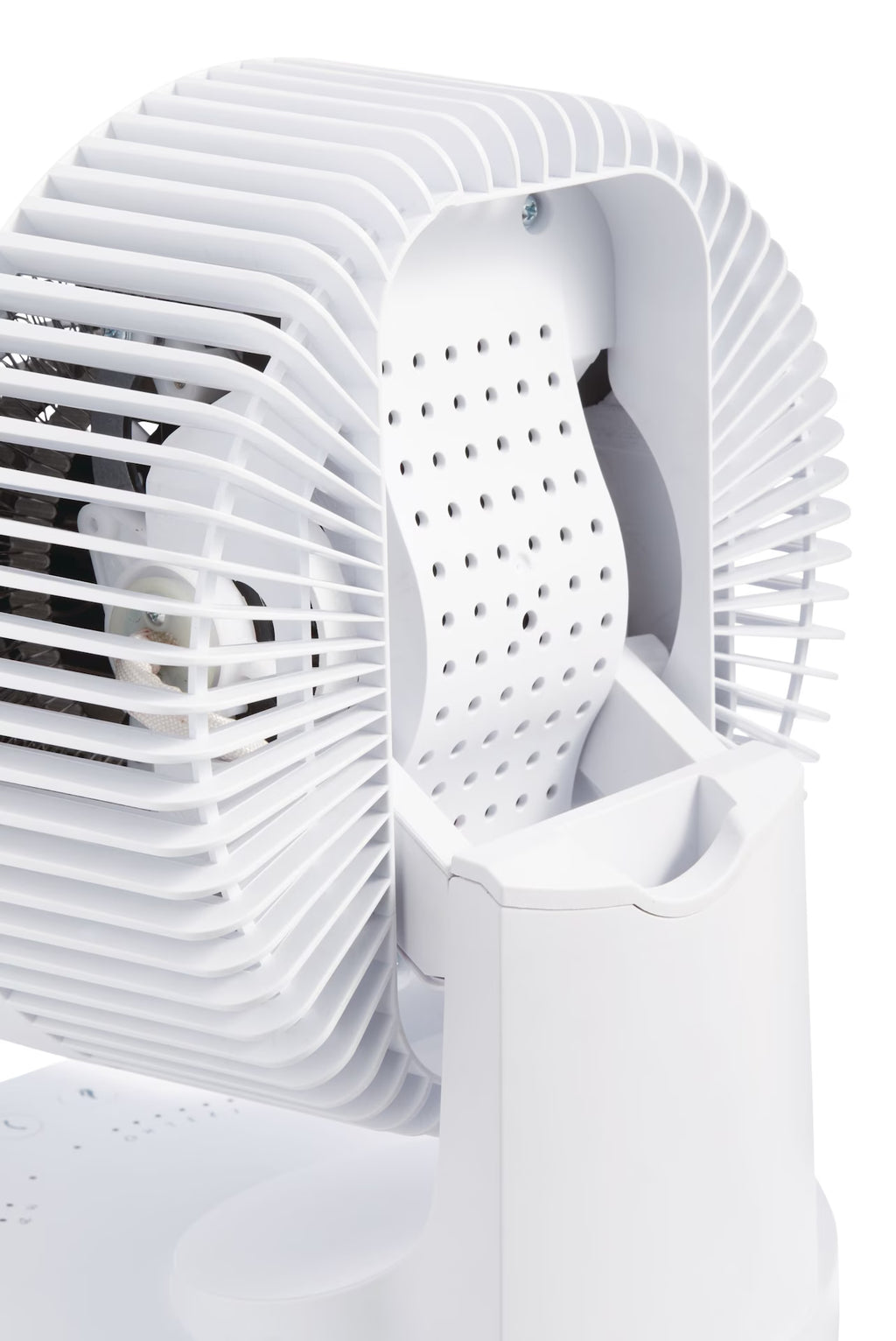 NOMA 2-in-1 Portable Space Fan Heater/Air Circulator w/Remote Control, 1500W, White