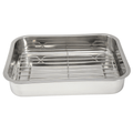 Roasting Pan W/Grill Stainless Steel 30cm
