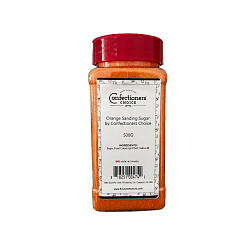 Orange Sanding Sugar by Confectioners Choice - 500g