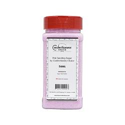 Pink Sanding Sugar by Confectioners Choice - 500g