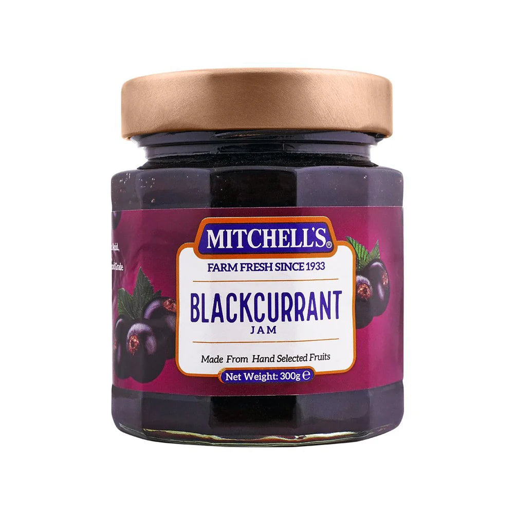 Mitchell's Blackcurrant Jam, 300g