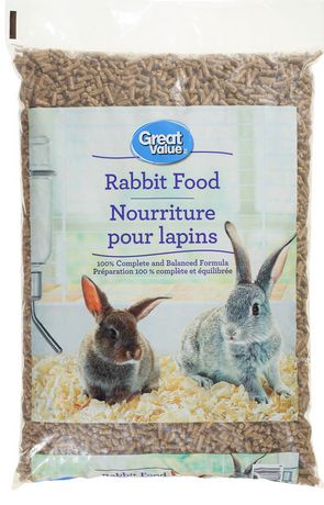 Great Value Rabbit Food, 8 Kg