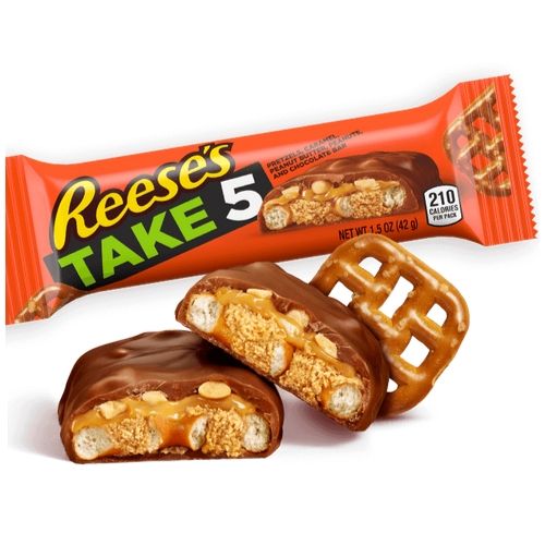 REESE'S TAKE5 Chocolate Peanut Butter Candy Bar 1.5 oz