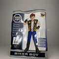Biker Boy Child Costume Size Medium - Muscle Chest