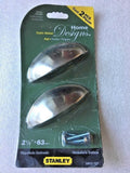Stanley Home Designs S833-707 Cup Pulls 2-1/2" Satin Nickel - 2 Pack