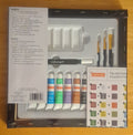 Craft Smart Halloween Canvas Painting Kit 11 X 11 in, 13 Pc, Includes Neon Paint