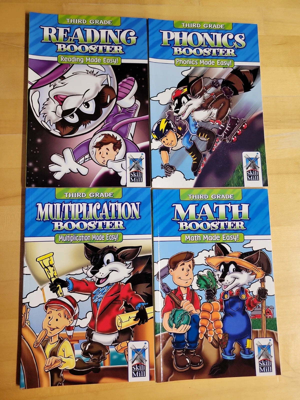 Skill Mill 3rd Grade Learning Booster Books 1st