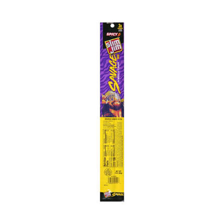 Slim Jim Savage Keto Friendly Spicy Smoked Meat Stick 3 Oz