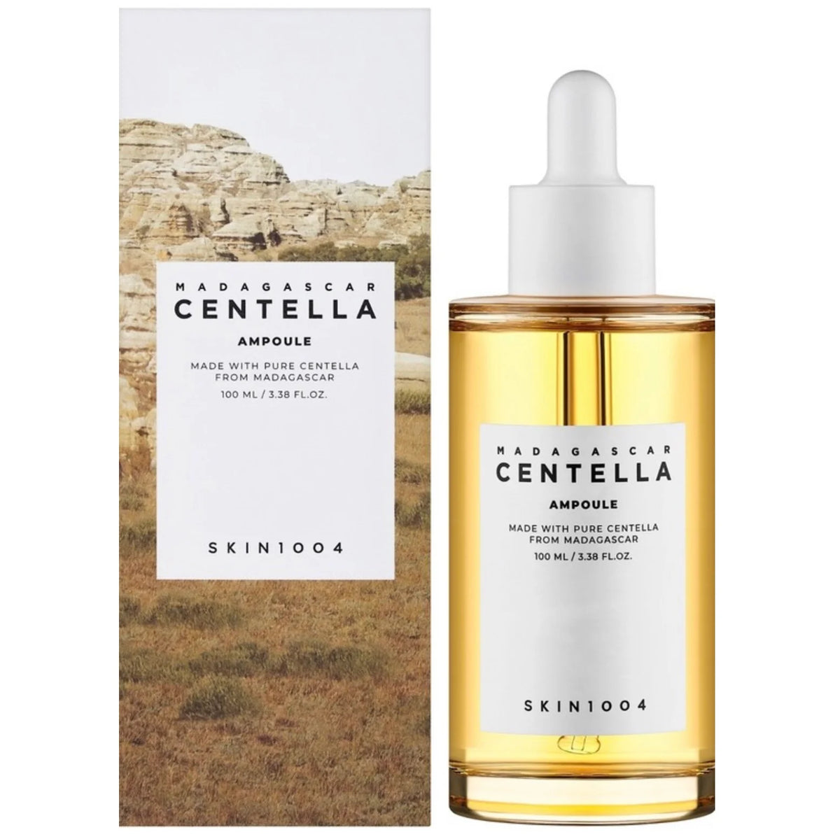 Skin1004 Madagascar Centella Asiatica Ampoule Facial Serum (3.38 fl.oz) - 100% Centella Asiatica Extract