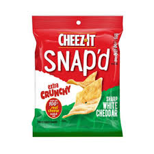 Cheez-It Snapd Sharp White Cheddar 2.2oz Bags