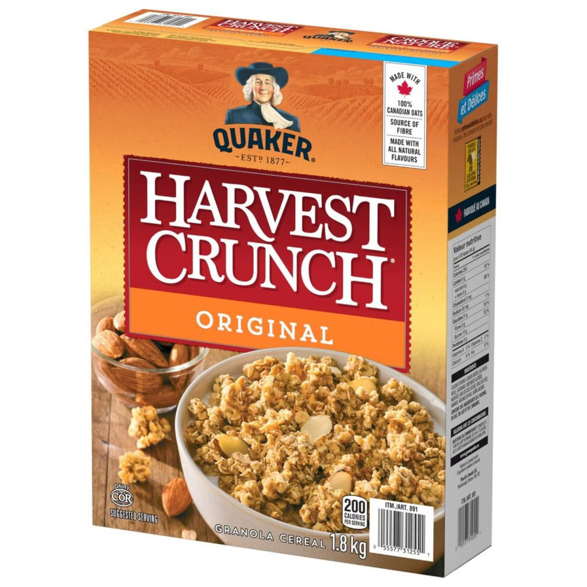 Original Harvest Crunch Granola Cereal 1.8kg