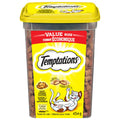 TEMPTATIONS Cat Treats, Tasty Chicken Flavour, 454g Tub