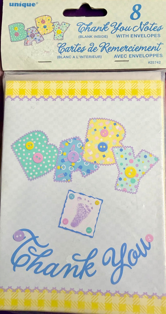 Baby Thank You Notes