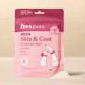 Fera Pets - Skin and Coat Supplement for Dogs and Cats - Goats Milk for Dogs - Goat Milk for Cats - Dog Meal Topper - Dog Food Toppers with Collagen, Vitamin C & Biotin - Powder