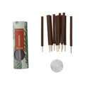12 Piece All Natural Cinnamon Scented Incense Sticks in Tube with Incense Holder,
