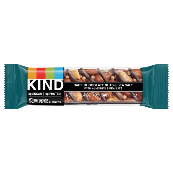 KIND  Nut Bars Nuts Sea Salt & Dark Chocolate